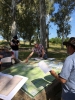 SAHR Chair Ashley Truluck sets out the course of the Battle of Talavera - click to enlarge SAHR Chair Ashley Truluck sets out the course of the Battle of Talavera