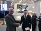Robert Hoehne receives the runner-up essay prize