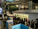 Prize winners, SAHR members, and guests mingle at Templer reception